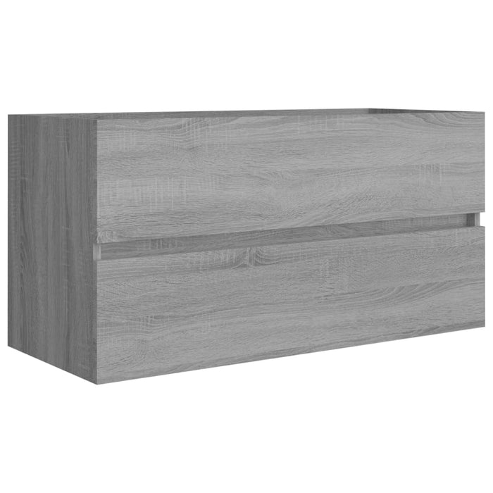 Dulap de chiuvetă, sonoma gri, 90x38,5x45 cm, lemn prelucrat - WALTI WALTI