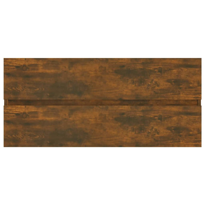 Dulap chiuvetă, stejar fumuriu, 100x38,5x45 cm, lemn prelucrat - WALTI WALTI