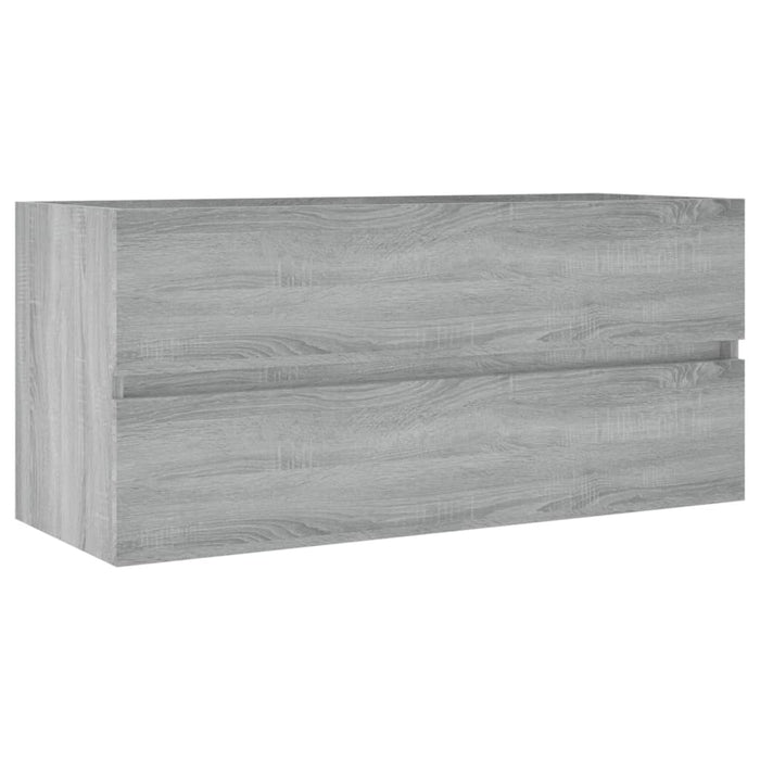 Dulap de chiuvetă, sonoma gri, 100x38,5x45 cm, lemn prelucrat - WALTI WALTI