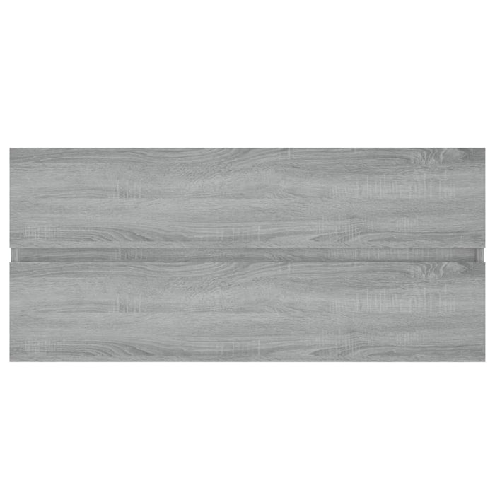 Dulap de chiuvetă, sonoma gri, 100x38,5x45 cm, lemn prelucrat - WALTI WALTI