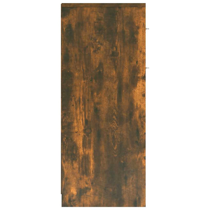 Dulap de baie, stejar fumuriu, 60x33x80 cm, lemn prelucrat - WALTI WALTI