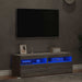 Comode TV cu lumini LED, 2 buc., gri sonoma, 60x35x40 cm - WALTI WALTI