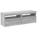 Comode TV cu lumini LED, 2 buc., gri sonoma, 60x35x40 cm - WALTI WALTI
