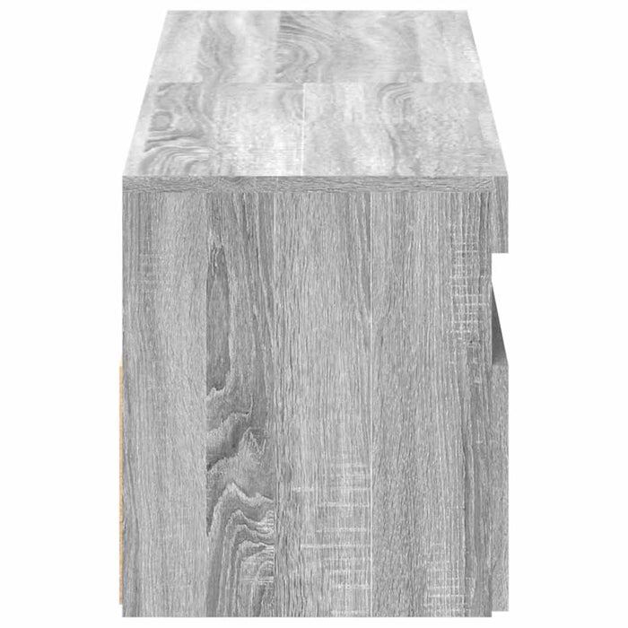 Comode TV cu lumini LED, 2 buc., gri sonoma, 60x35x40 cm - WALTI WALTI