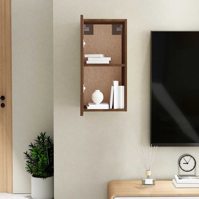 Comodă TV, stejar maro, 30,5x30x60 cm, lemn prelucrat - WALTI WALTI