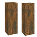Comode TV, 2 buc., stejar fumuriu, 30,5x30x90 cm lemn prelucrat - WALTI WALTI