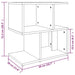 Noptiere, 2 buc., stejar maro, 50x30x51,5 cm, lemn prelucrat - WALTI WALTI