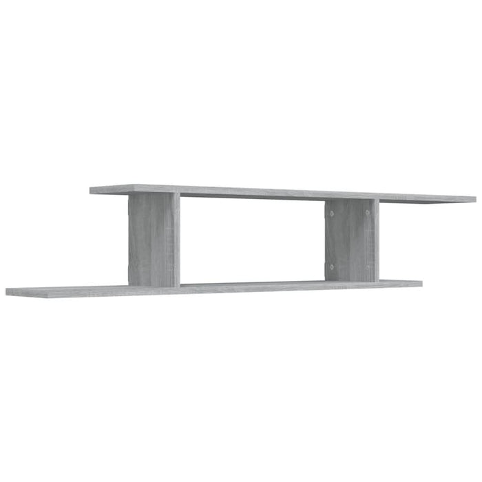 Raft TV montat pe perete gri sonoma 125x18x23 cm lemn - WALTI WALTI