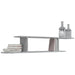 Raft TV montat pe perete gri sonoma 125x18x23 cm lemn - WALTI WALTI