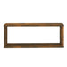 Rafturi de perete cub, 6 buc., stejar fumuriu 60x15x23 cm, lemn - WALTI WALTI