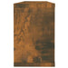 Rafturi de perete cub, 6 buc., stejar fumuriu 60x15x23 cm, lemn - WALTI WALTI