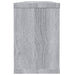 Rafturi de perete cub, 2 buc., gri sonoma, 60x15x23 cm, lemn - WALTI WALTI