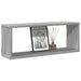 Rafturi de perete cub, 4 buc., gri sonoma, 60x15x23 cm, lemn - WALTI WALTI