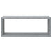 Rafturi de perete cub, 6 buc., gri sonoma, 60x15x23 cm, lemn - WALTI WALTI
