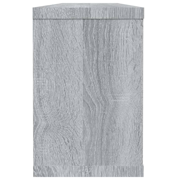 Rafturi de perete cub, 6 buc., gri sonoma, 60x15x23 cm, lemn - WALTI WALTI