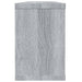 Rafturi de perete cub, 6 buc., gri sonoma, 60x15x23 cm, lemn - WALTI WALTI