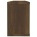 Rafturi de perete cub, 2 buc., stejar maro, 60x15x23 cm, lemn - WALTI WALTI