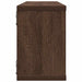 Rafturi de perete cub, 4 buc., stejar maro, 60x15x23 cm, lemn - WALTI WALTI