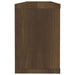Rafturi de perete cub, 6 buc., stejar maro, 60x15x23 cm, lemn - WALTI WALTI