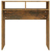 Măsuță consolă, stejar fumuriu, 78x30x80 cm, lemn prelucrat - WALTI WALTI