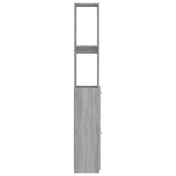 Dulap de baie, gri sonoma, 25x26,5x170 cm, lemn prelucrat - WALTI WALTI