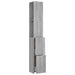 Dulap de baie, gri sonoma, 25x26,5x170 cm, lemn prelucrat - WALTI WALTI