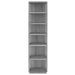 Pantofar, gri sonoma, 27,5x27x102 cm, lemn prelucrat - WALTI WALTI
