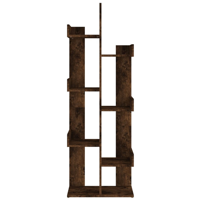 Bibliotecă, stejar fumuriu, 48x25,5x140 cm, lemn prelucrat - WALTI WALTI