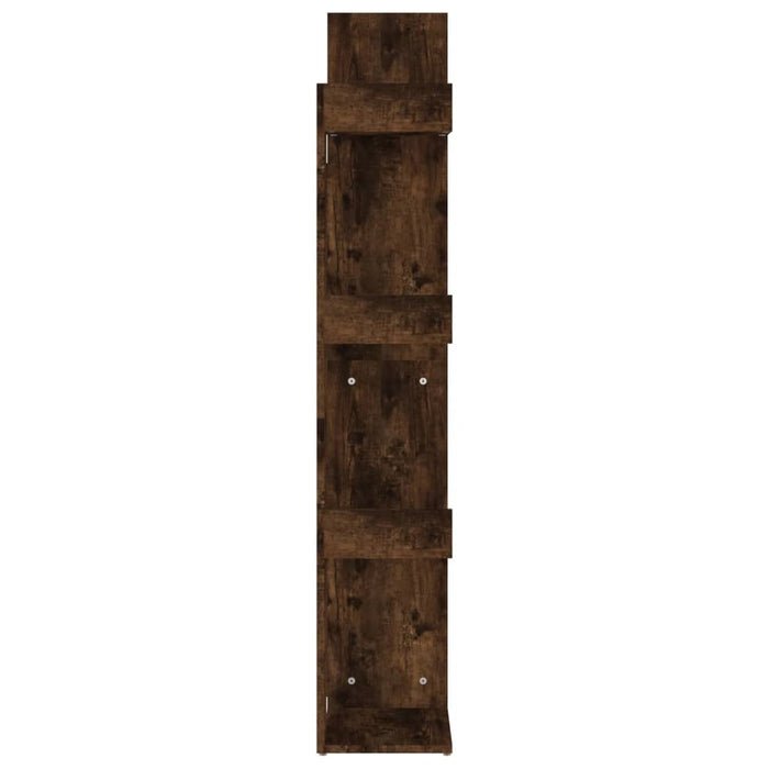 Bibliotecă, stejar fumuriu, 48x25,5x140 cm, lemn prelucrat - WALTI WALTI