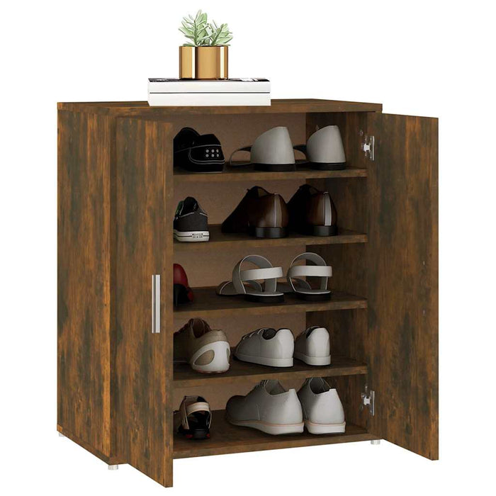 Pantofar, stejar fumuriu, 60x35x70 cm, lemn prelucrat - WALTI WALTI