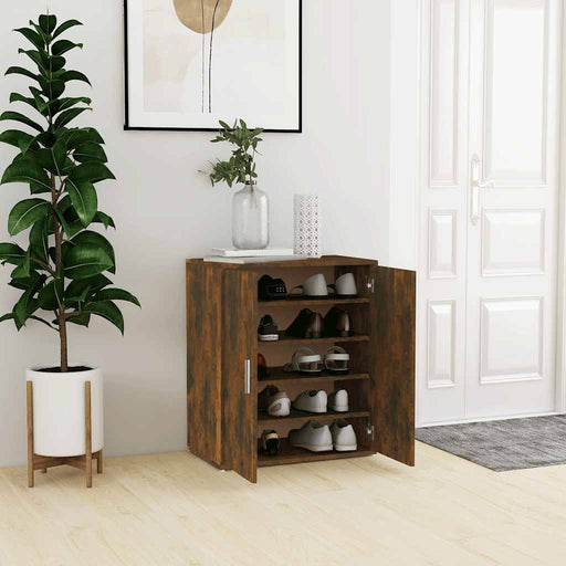 Pantofar, stejar fumuriu, 60x35x70 cm, lemn prelucrat - WALTI WALTI