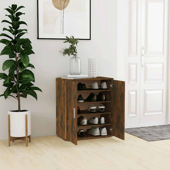 Pantofar, stejar fumuriu, 60x35x70 cm, lemn prelucrat - WALTI WALTI