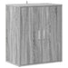 Pantofar, gri sonoma, 60x35x70 cm, lemn prelucrat - WALTI WALTI