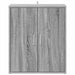 Pantofar, gri sonoma, 60x35x70 cm, lemn prelucrat - WALTI WALTI
