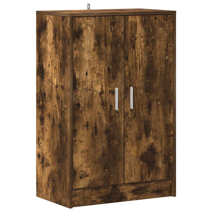 Pantofar, stejar fumuriu, 60x35x92 cm, lemn prelucrat - WALTI WALTI