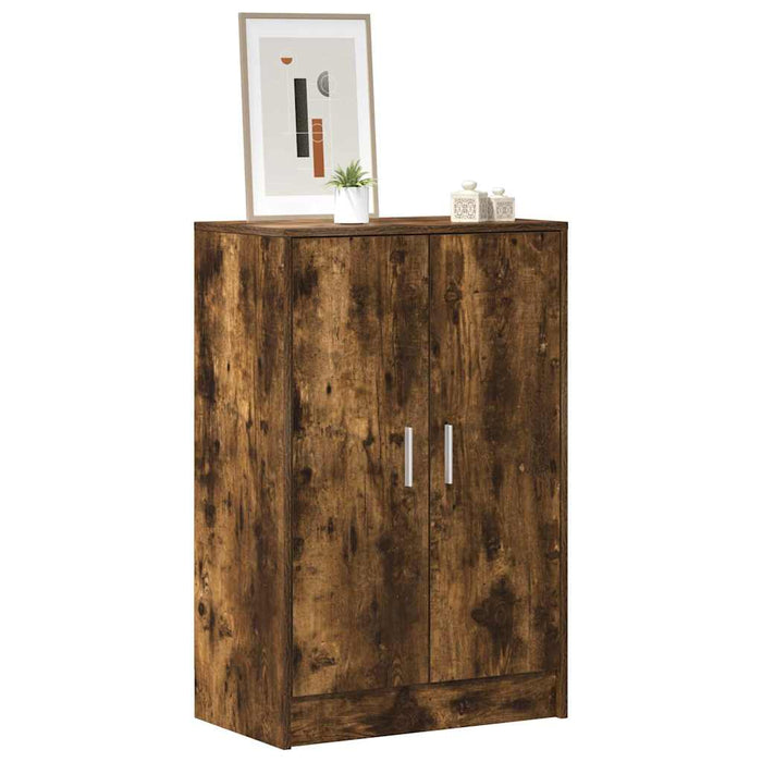 Pantofar, stejar fumuriu, 60x35x92 cm, lemn prelucrat - WALTI WALTI