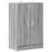 Pantofar, gri sonoma, 60x35x92 cm, lemn prelucrat - WALTI WALTI