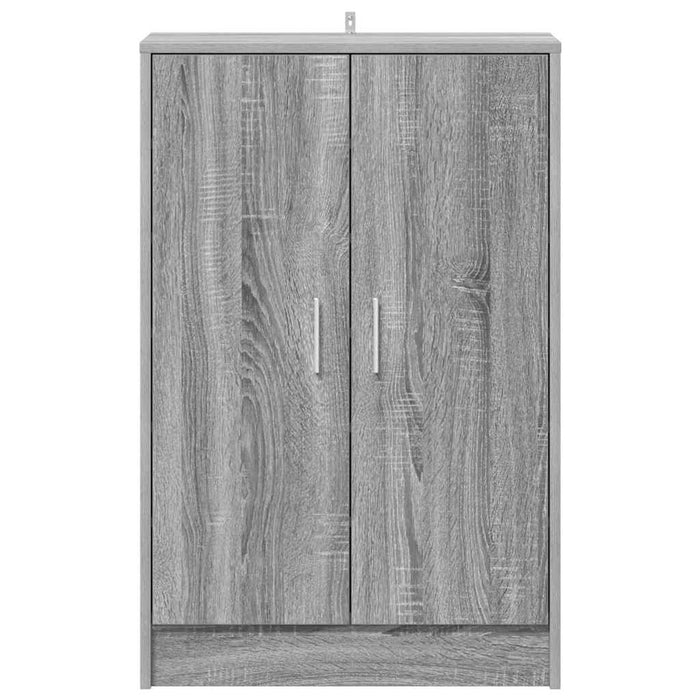 Pantofar, gri sonoma, 60x35x92 cm, lemn prelucrat - WALTI WALTI