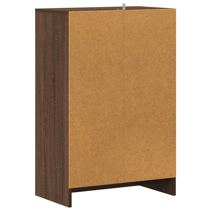 Pantofar, stejar maro, 60x35x92 cm, lemn prelucrat WALTI