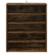 Pantofar, stejar fumuriu, 60x35x70 cm, lemn prelucrat - WALTI WALTI