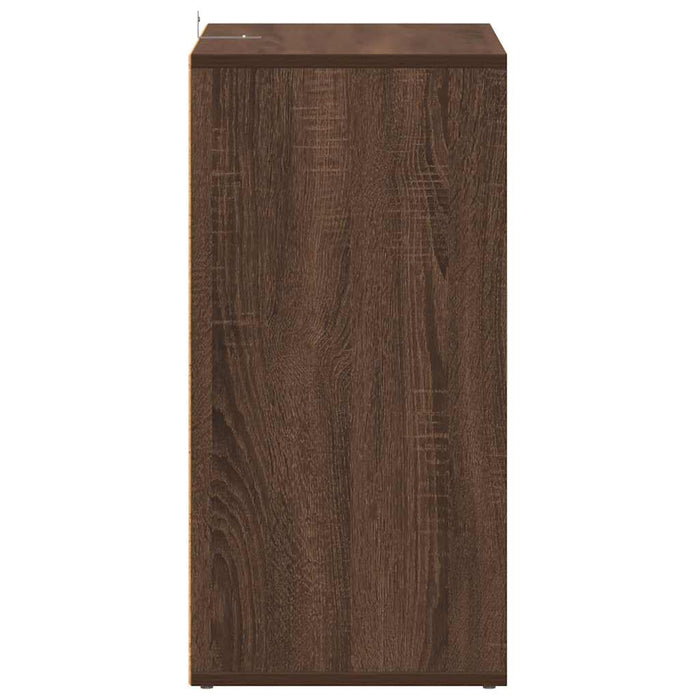 Pantofar, stejar maro, 60x35x70 cm, lemn prelucrat - WALTI WALTI
