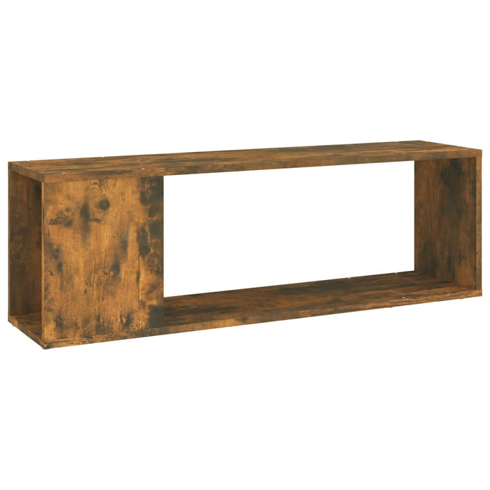 Comodă TV, stejar fumuriu, 100x24x32 cm, lemn prelucrat - WALTI WALTI