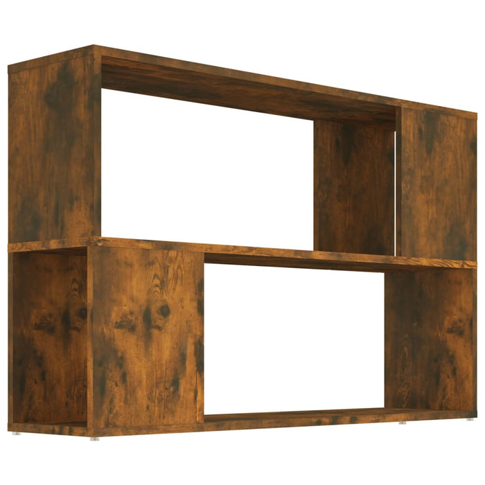Bibliotecă, stejar fumuriu, 100x24x63 cm, lemn prelucrat - WALTI WALTI