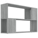 Bibliotecă, gri sonoma, 100x24x63 cm, lemn prelucrat - WALTI WALTI