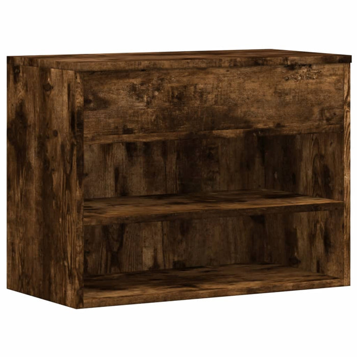 Bancă pentru pantofi stejar fumuriu 60x30x45 cm lemn prelucrat - WALTI WALTI