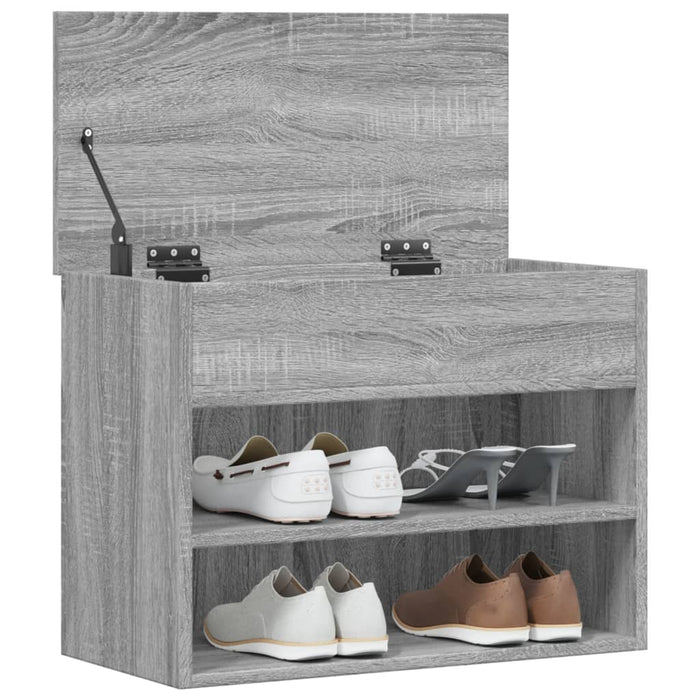 Bancă pentru pantofi stejar sonoma 60x30x45 cm lemn prelucrat - WALTI WALTI