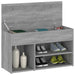 Bancă pentru pantofi stejar sonoma 80x30x45 cm lemn prelucrat - WALTI WALTI