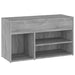 Bancă pentru pantofi stejar sonoma 80x30x45 cm lemn prelucrat - WALTI WALTI