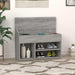 Bancă pentru pantofi stejar sonoma 80x30x45 cm lemn prelucrat - WALTI WALTI