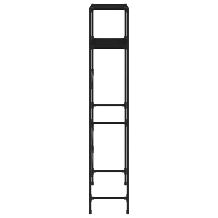 Suport depozitare 2 niveluri mașină spălat negru 69x28x143cm - WALTI WALTI